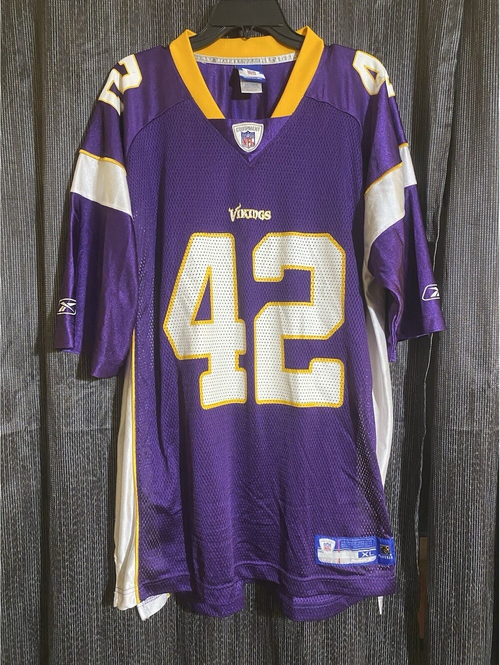 Reebok Size XL NFL Minnesota Vikings Darren Sharper Purple Football Jersey - Y2K